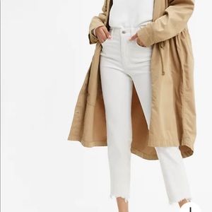 Levi high rise 724 straight cropped jeans size 25